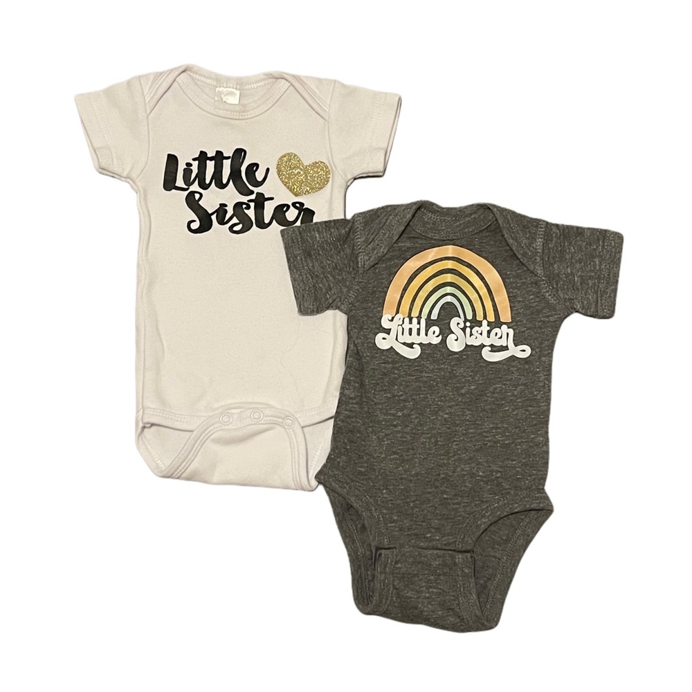 Little Sister Newborn Bodysuit Onesies